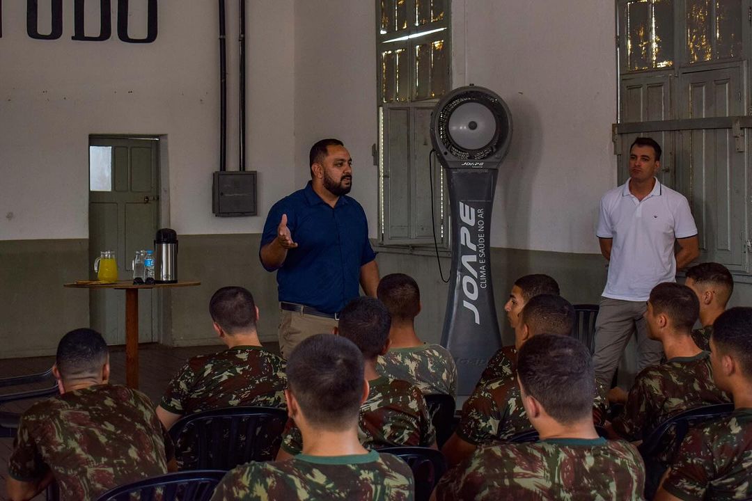 SãoLeopoldoRS Nosdias06e08defevereirode2024o19ºBatalhãodeInfantariaMotorizadoBatalhãodaSerrarecebeuossenhoresJosielValturdaRosaMicheleMoisésRodriguesLeppaosquaismi 1